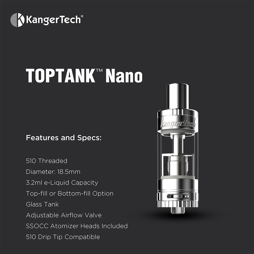 kanger toptank nano feature